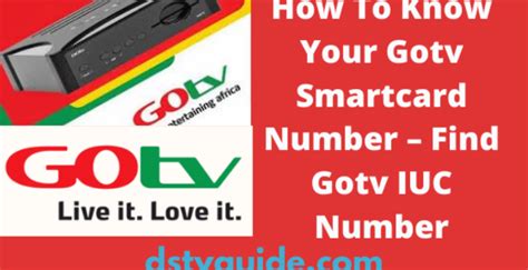 how to get gotv smart card|GOtv IUC number: All You Need To Kno.